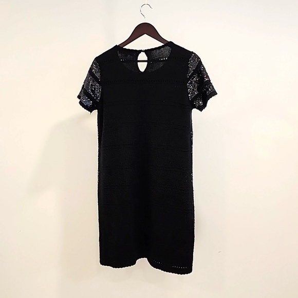 Catherine Malandrino Black Sequined Dress, Size Medium - Picture 4 of 4